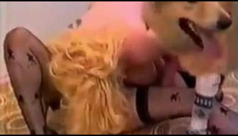 Dog fucked two sexy girlfriends porn zoo sex dogs